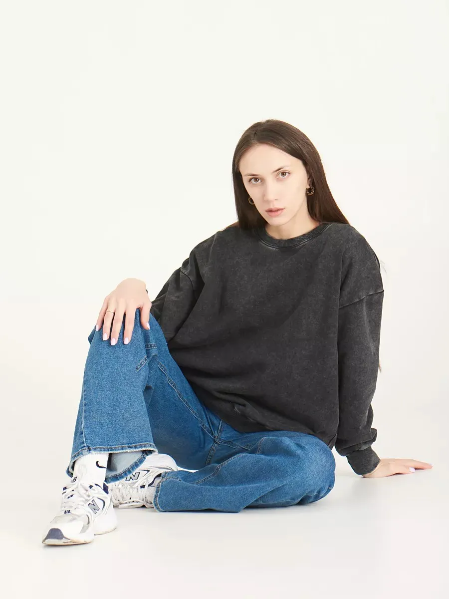 

Women Hoodie Fashion Oversize Sweatshirt Casual Unisex Oversize Solid Color Washed Hoodies Autumn Male Tracksuit New Product