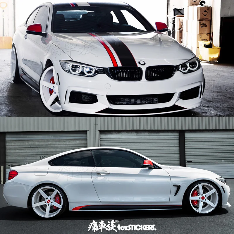 

Автомобильная виниловая наклейка для BMW M3 M4 M2 4 серии, кузов, капот, спортивное украшение, аксессуары для наклеек на заказ