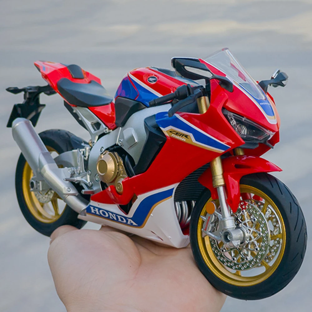

1:9 Honda CBR 1000RR V4S Мотоциклы Игрушки Модель автомобиля из сплава со световым колесом Амортизирующий миниатюрный автомобиль Детское образование
