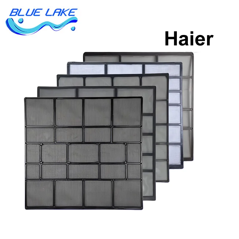 Juegos de filtros de aire acondicionado personalizados para Haier, varios modelos (1p/1,5p/2P), piezas de electrodomésticos personalizadas para máquina antigua, 28,7x26,8 cm