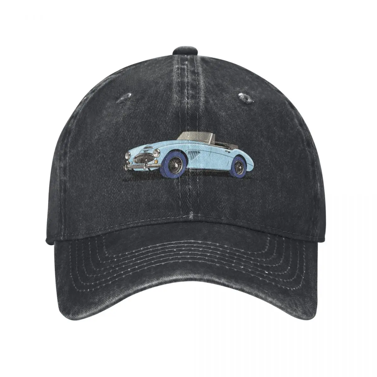 Austin-Healey 3000 British sports car in light blue Baseball Cap New Hat Luxury Hat Boy Women's