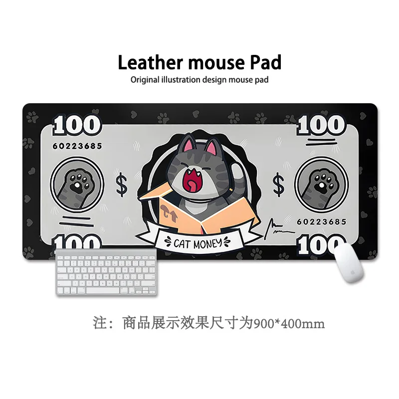 Tappetino per mouse anime Simpatico cartone animato Gatto Tappetino da scrivania Tastiera Tappetino antiscivolo Apprendimento Ufficio Lavoro Accessori da gioco Protezione