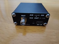 118MHz -138MHz aviation band AIR frequency converter To Shortwave HF band  +  high resistance amplifier For SDR radio