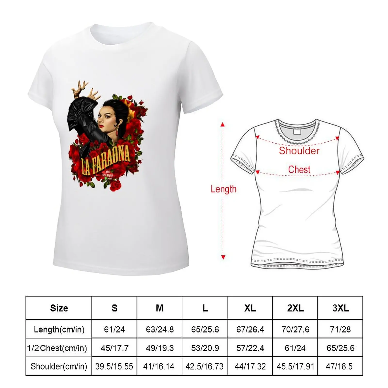 Lola Flores T-shirt lady clothes female aesthetic clothes workout t shirts for Women