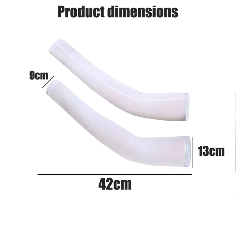 Summer Sports Arm Sleeves Cooling Sun Protection Outdoor Arm Sleeves Fashion Anti UV Sunshade Cycling Driving Arm Covers image 6