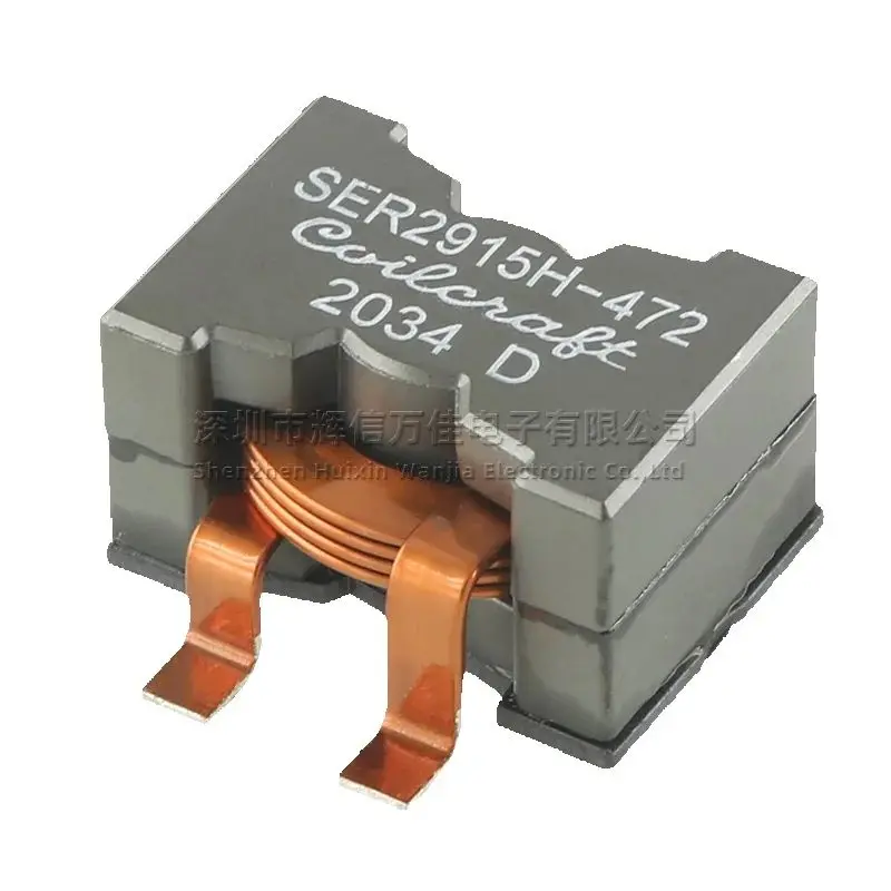 10 SZT. SER2915H-472 SMD Płaska Miedziana Cewka 4.7UH 30A Wysokoprądowa Indukcyjność Zasilania Trójnóg 28x28