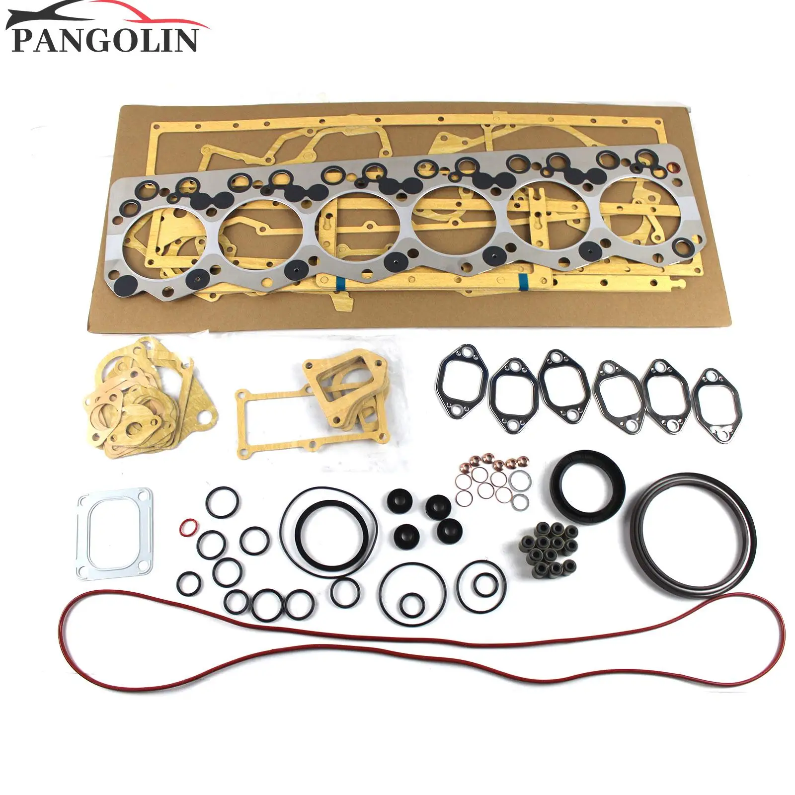 

Engine Overhaul Gasket Kit for Komatsu 6D108 S6D108 SA6D108-1 SAA6D108E-2C-N8 Engine PC300-6 Excavator 6221-K1-9900 6221-K2-9900