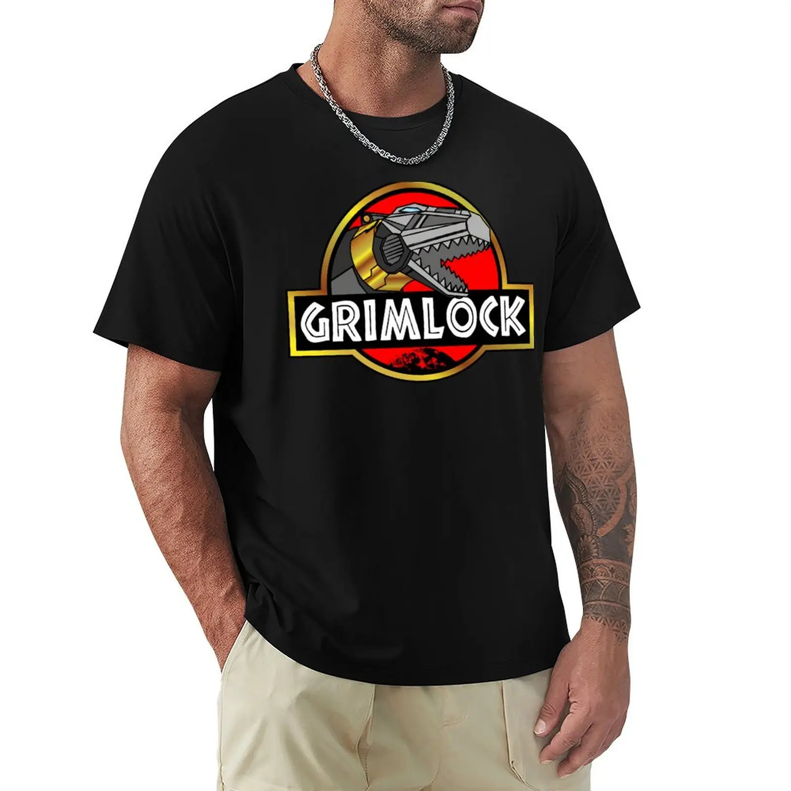 

Grimlock Jurassix Park T-Shirt street wear kawaii clothes t shirts men