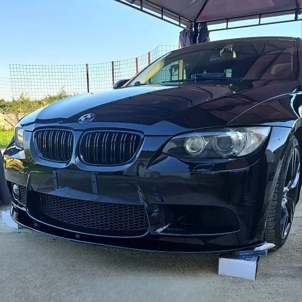 

For BMW 3 Series E90 E92 E93 M3 2007-2013 Car Front Bumper Lip Splitter Spoiler Diffuser Guard Bodykits Tuning ABS Gloss Black