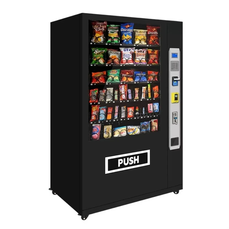 

Customized Snack and Beverages Refrigerated Automatic Vending Machines for Retail Items Vending Machines