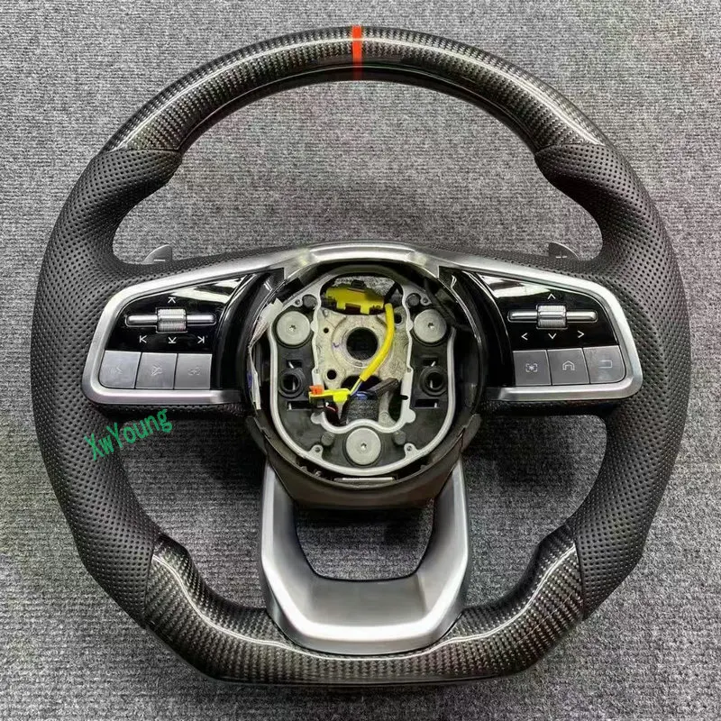 

For Great Wall Tank 400 500 Customize 100% Real Carbon Fiber Car Steering Wheel