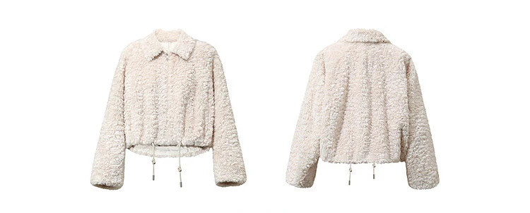 Amii Women's Faux Fur Coat Lapel Collar Oversized Warm Slimming Minimalist Versatile Commuter Winter Women's Coat 12624092