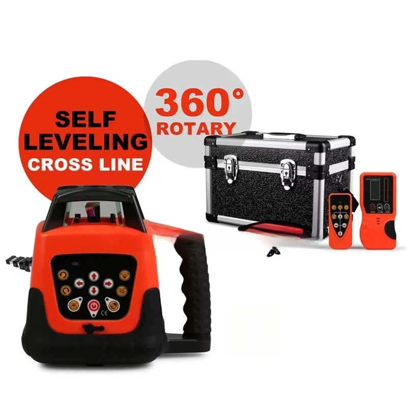 Red Beam Laser Automatic Self-leveling Rotary Red Laser Level 500m