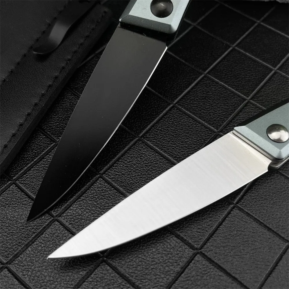Compact BM 315 Knife – D2 Steel, Ergonomic Aluminum Handle – A Versatile Tool for Jungle Navigation, Camping, and Trail Walking