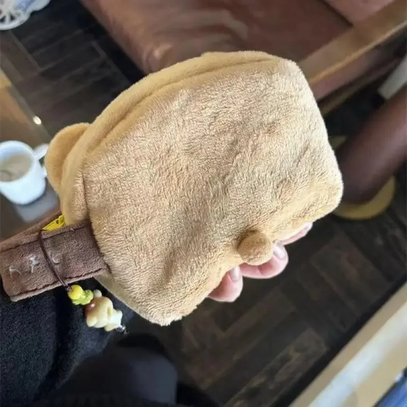 --Rilakkum Japanese-style Cute Sundry Storage Bag Cartoon Bear Large-capacity Cosmetic Bags Portable Polaroid Storage Bags Gifts