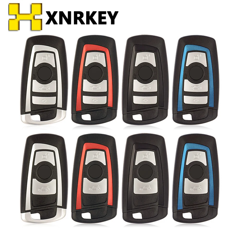 XNRKEY Remote Smart Car Key Shell Case for BMW CAS4 F System 5 7 Series 2009 - 2016 E90 E92 E93 X5 F10 F20 F30 F40 With KeyBlade