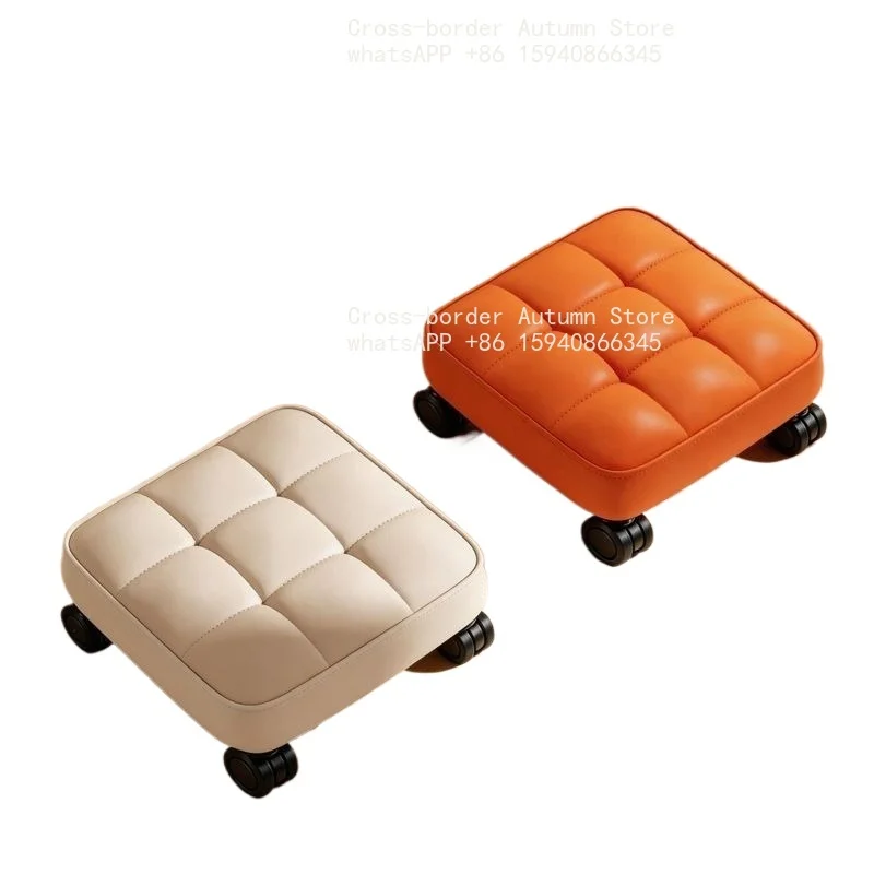 Pulley low stool, home stool, living room crafts, lazy beauty, universal sewing
