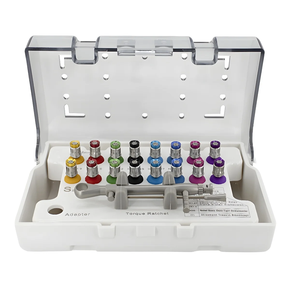 

Отвертка для зубных имплантатов, динамометрический ключ, трещотка 10-70 N см, универсальный 16 шт., набор инструментов для восстановления для стоматологии Professional