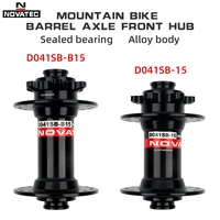 Novatec Boost hub D041SB-15 15x110mm mtb buje delantero 32 agujeros a través de 15x100mm cubo de rodamiento 32H piezas de bicicleta