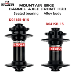 Novatec Boost hub D041SB-15 15x110mm mtb front hub 32 hole Thru 15x100mm Bearing Hub 32H Bicycle Parts