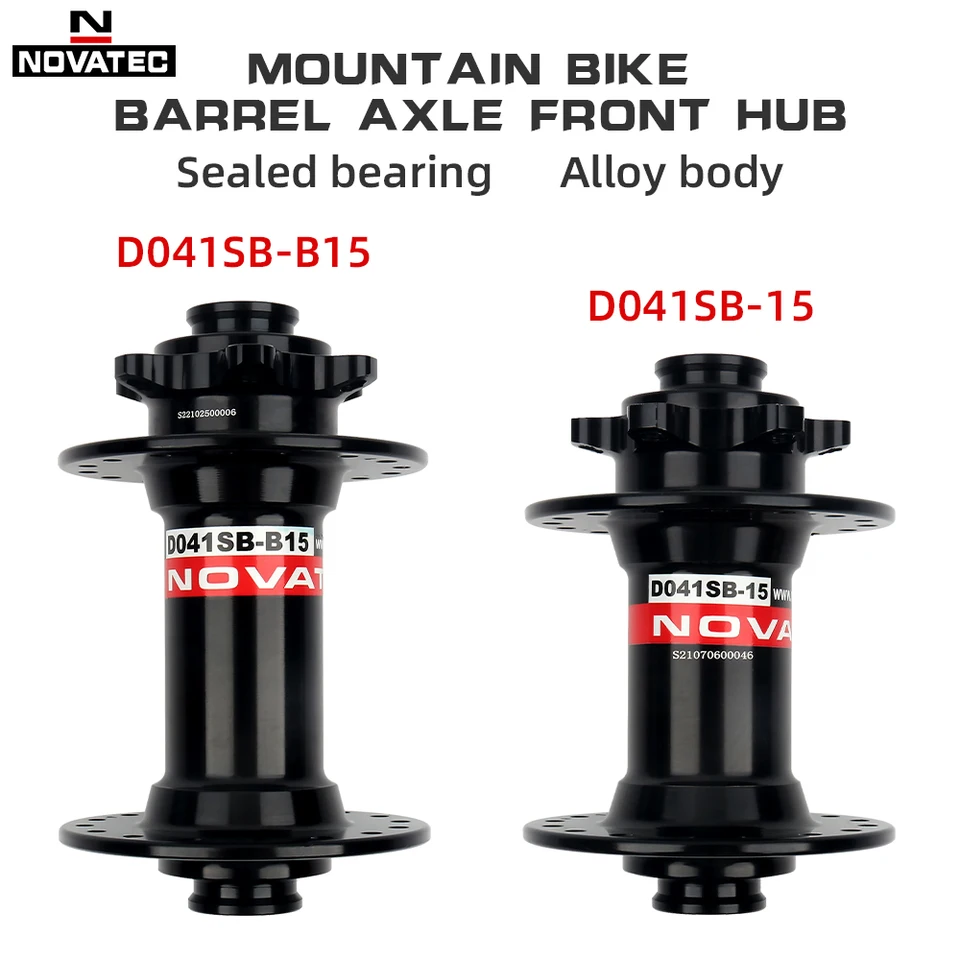 Novatec Boost hub D041SB-15 15x110mm mtb front hub 32 hole Thru