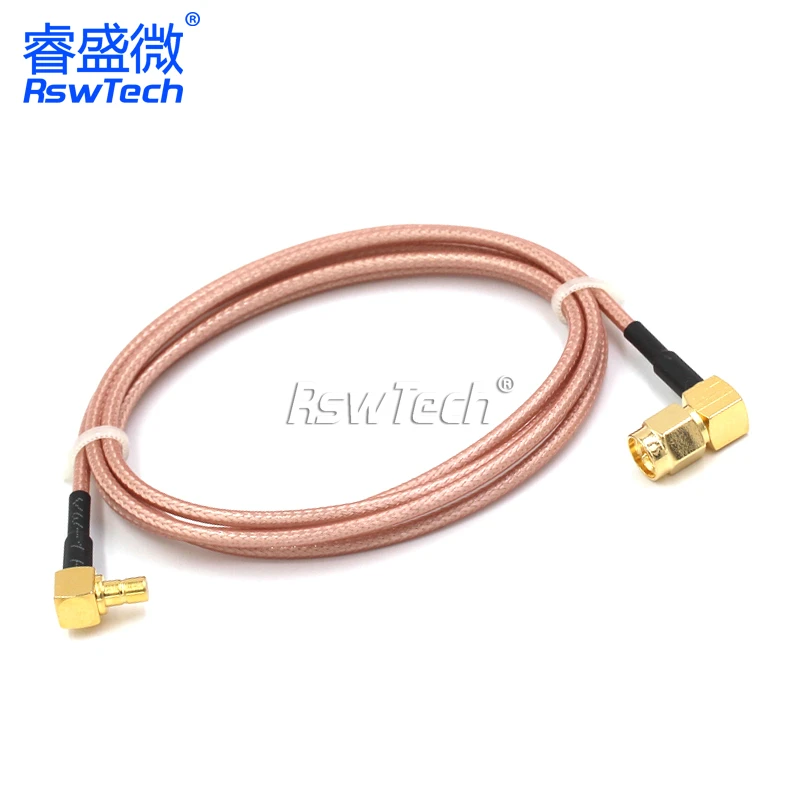 1PCS SMA-JW to SMB-JW SMB-KW adapter wire SMA bend male to SMB bend connecting wire