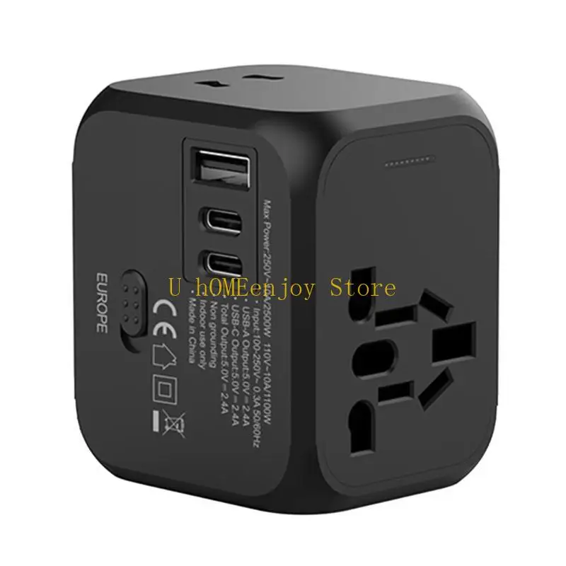 

B0KF 2500W International Power Pult Universal Travel Adapter для международного использования