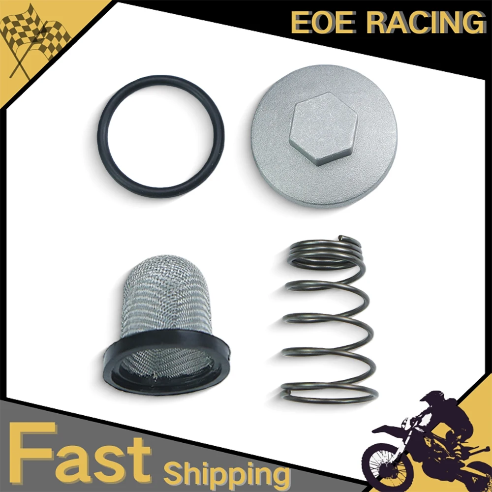 Kit Completo di Riparazione Tappo Scarico Olio e Filtro per Moto e Scooter GY6 50-150cc, Ricambio per Honda PCX 139QMB