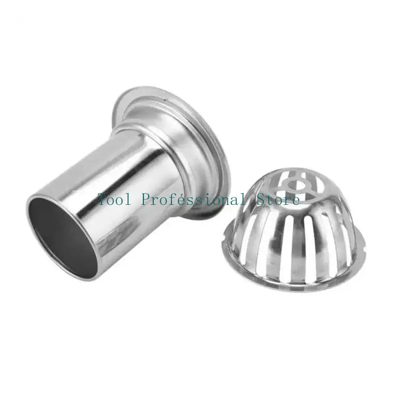 

57QF Gutter Guard Strainer Replacement Stainless steels Balcony Roof Raise Floor Drain For Efficient Rainwater Drainage