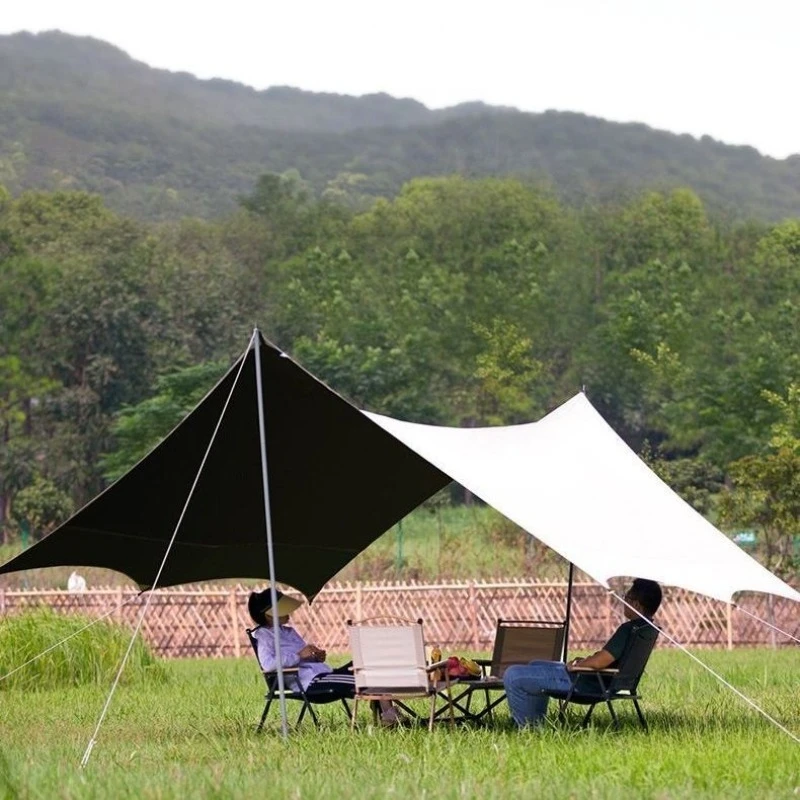 Butterfly canopy tent, vinyl sunscreen outdoor picnic, portable thickened rainproof, camping insulation