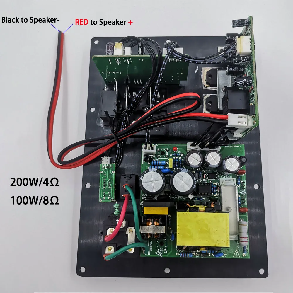 New 110-220v Heavy Bass Active Subwoofer Amplifier Board 5.1 And 7.1 Home Theaterdedicated Subwoofer Board 4 Ohm 100w 8 Ohm 200w