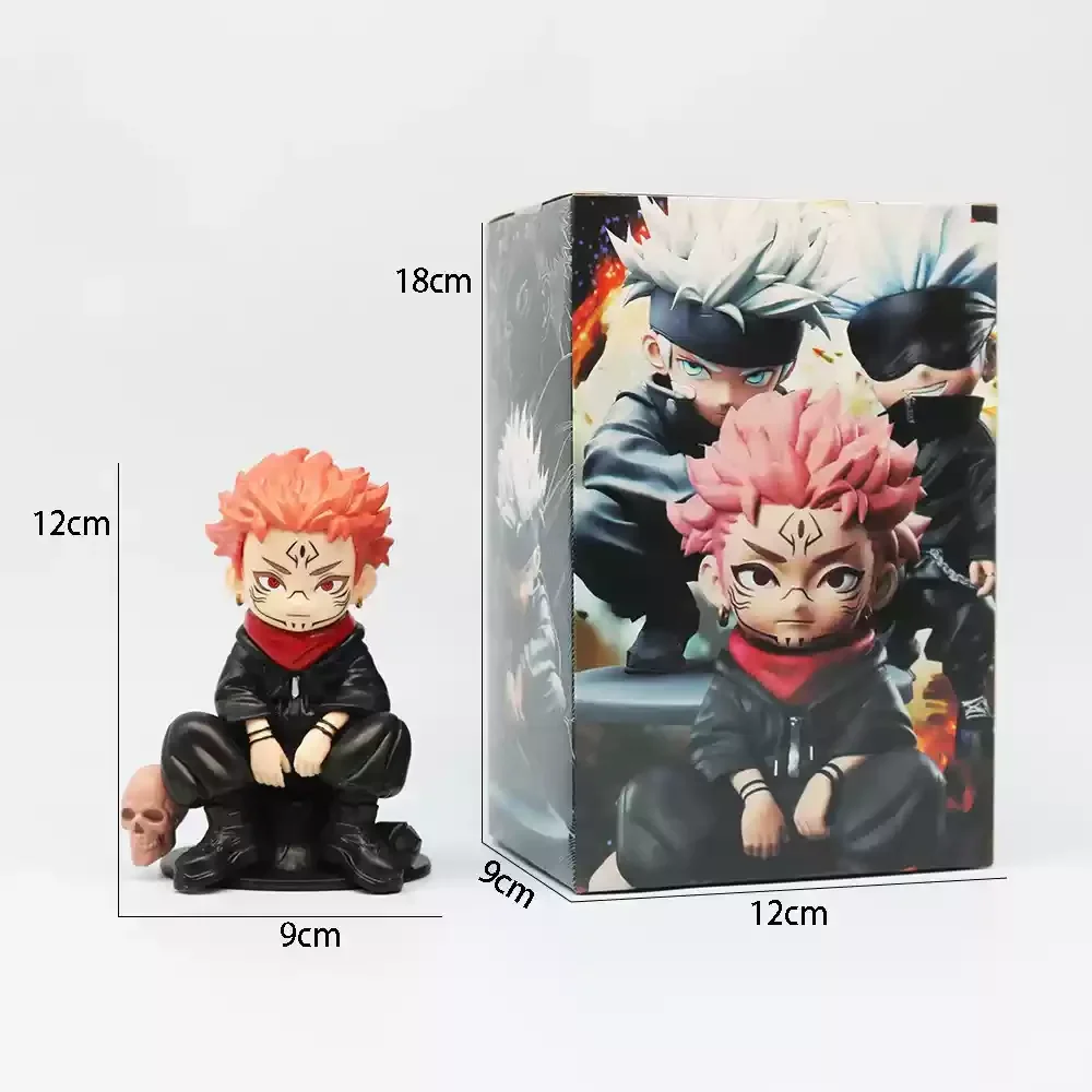 Jujutsu Kaisen Anime Action Figures, 13cm, Q Version of Gojo Satoru & Geto Suguru, Anime Model Ornaments, Gifts for Friends