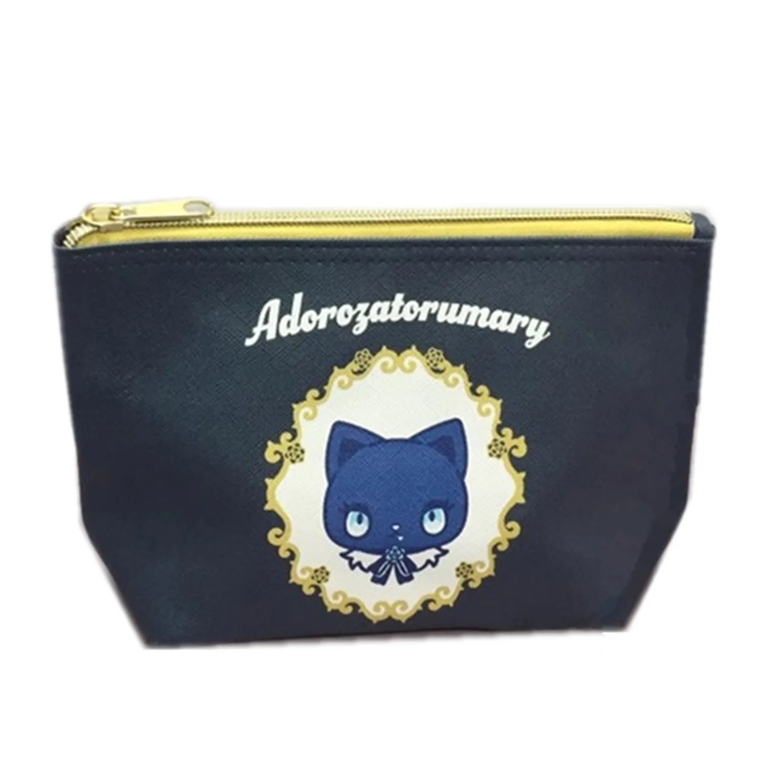 

New Cute Anime Adorozatorumary Cat Kids Girls PU Make up Bags Cosmetic Case For Women