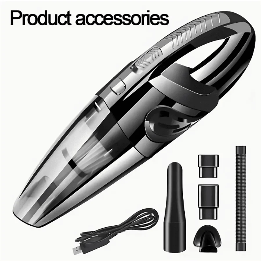 Cordless Vacuum Cleaner, Suitable For Home Cleaning, Car Cleaning, Pet Hair Removal, Multi-Functional Portable Handheld Car Vacu