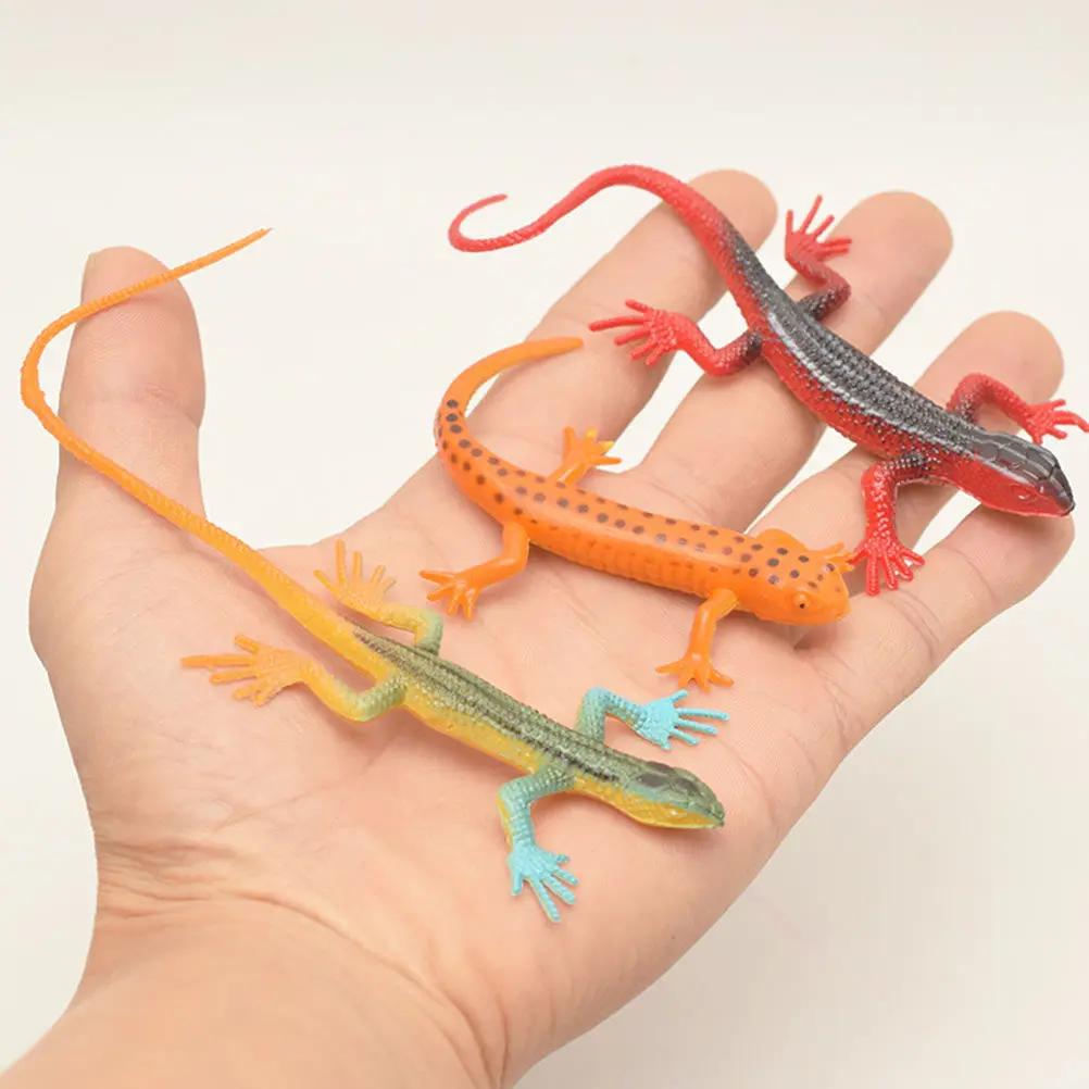 

24Pcs Lizard Simulation Realistic Gecko Figures Educational Role Play Plastic Reptile Garden Decor Party Favor