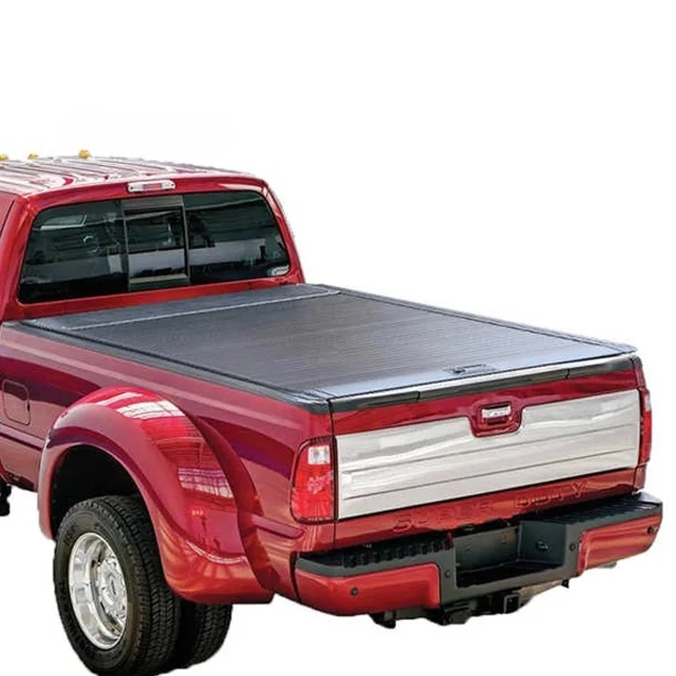 High qualityFOR Ford F150 F250 F350 waterproof aluminum alloy hard retractable truck bed cover manual top cover