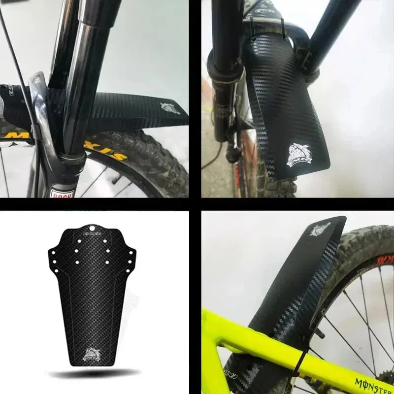 ENLEE Bicycle Fenders Carbon Fiber Color Front/Rear Tire Wheel Universal Mudguard MTB Road Bike Wings Fenders Cycling