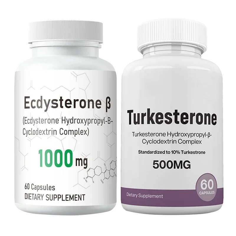 2 Bottle 120 Pills Ecdysterone Capsule+Turkesterone Capsules ，Maintain Energy Levels