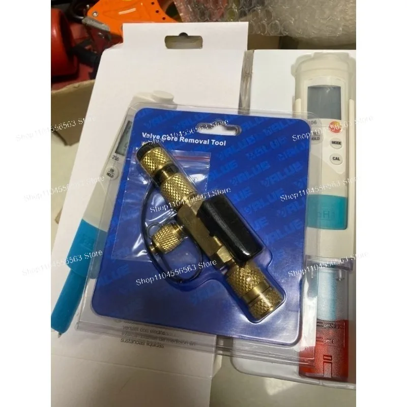 

Professional HVAC Refrigerant Valve Core Removal System Filling Tool VCR-1/VCR1 1/4 x 1/4 and 5/16 inch