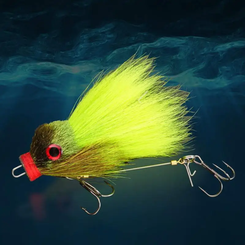 Künstlicher Mausköder Schwimmköder Harter Köder 10cm 13g Realistische Aktion 3D-Augen für Seen und Flüsse zum Fischfang – Detail 8
