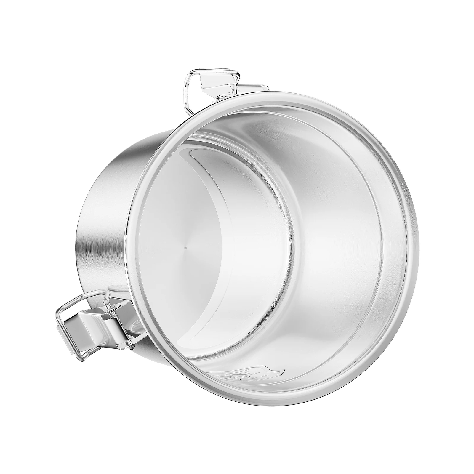 6L Edelstahl Getreidebehälter Aufbewahrungseimer mit Verschlussdeckel Reis- und Öl-Aufbewahrungsfass für Küche und Haushalt – Detail 8