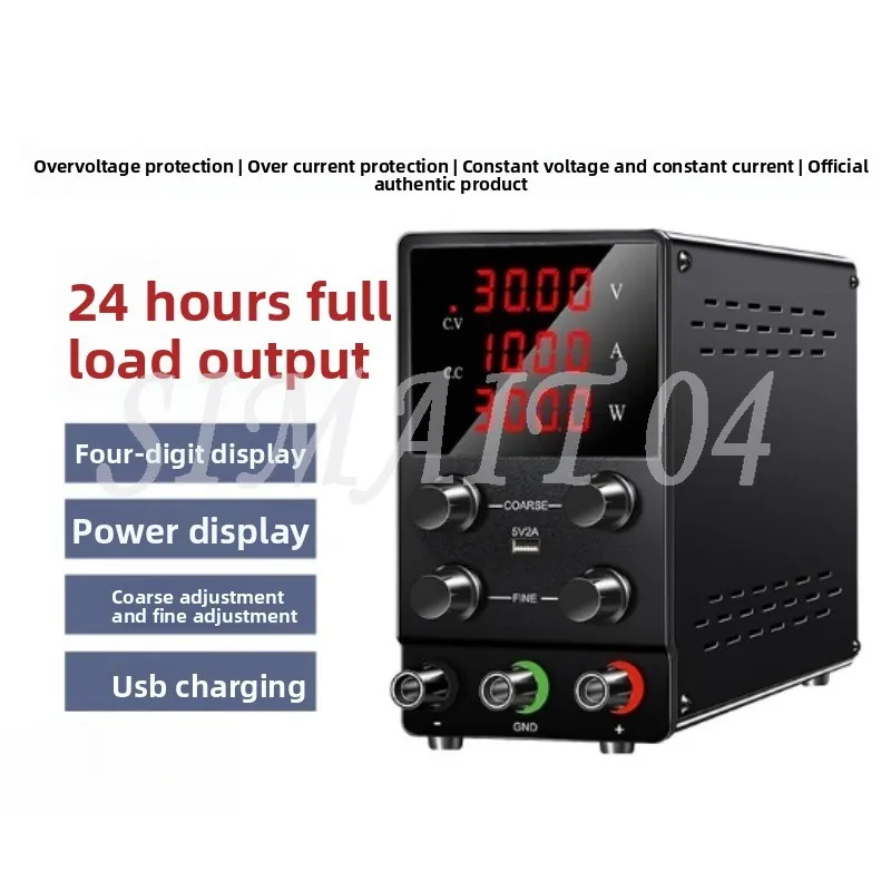 

SPS3010 30V 10A Black 4 Digits Digital Variable DC Power Supply Voltage Regulator Laptop Repair Rework