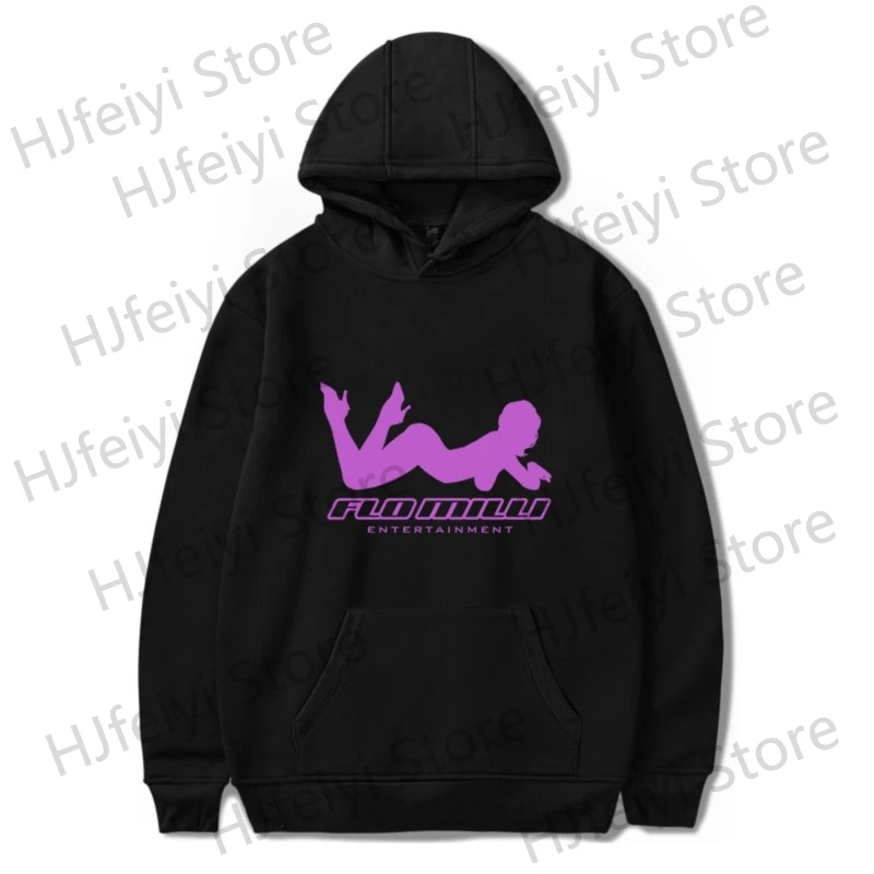 Flo Milli ENTERTAINMENT Hoodies Merch For Men/Women Unisex Casuals Cosplay Winter Long Sleeve Sweatshirt Hooded