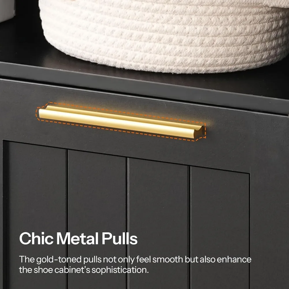 خزانة تخزين أحذية قابلة للتعديل مكونة من 6 طبقات مع منظم للباب #6