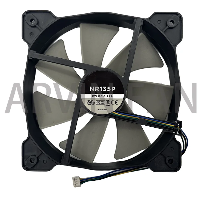 COOLING REVOLUTION 14cm NR135P 135mm 140mm 120mm 14025 13525 12V 0.22A 4-wire 4pin Quiet HX750 Power Cooling Fan