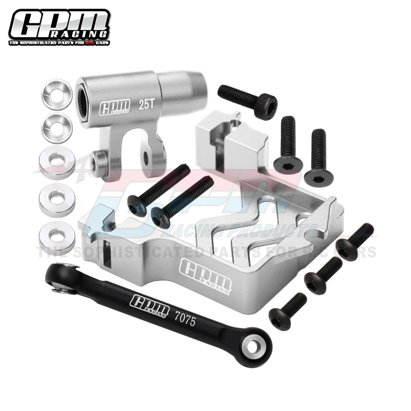 مقعد مؤازر GPM + ذراع مؤازر 25T + مجموعة قضيب مؤازر لسيارة TRAXXAS 1/6 XRT 8S RC