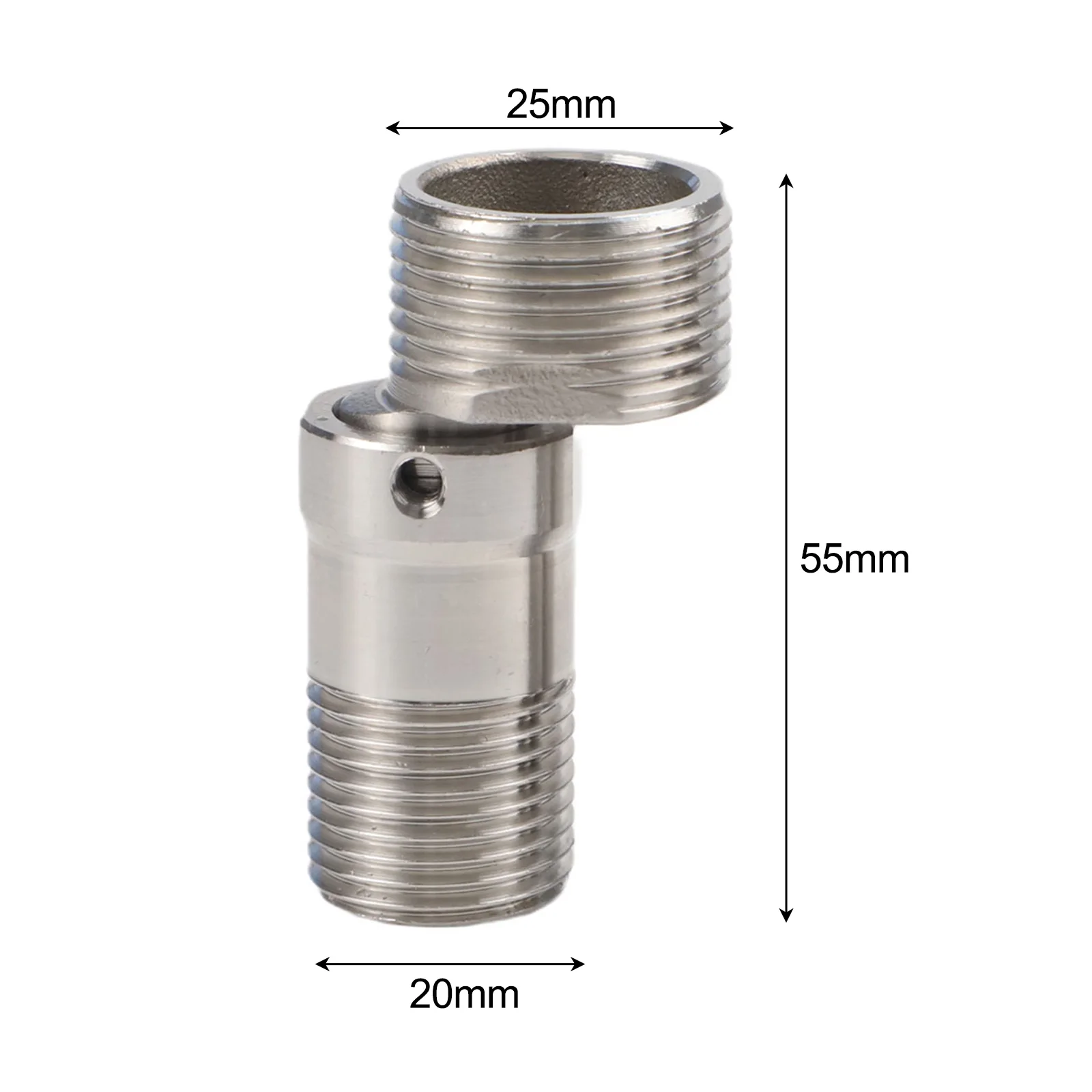

360 Degree Shower Extender Water Valve 360 Degree Adjustable 40-50mm Shower Faucet Extender Eccentric Screw Design