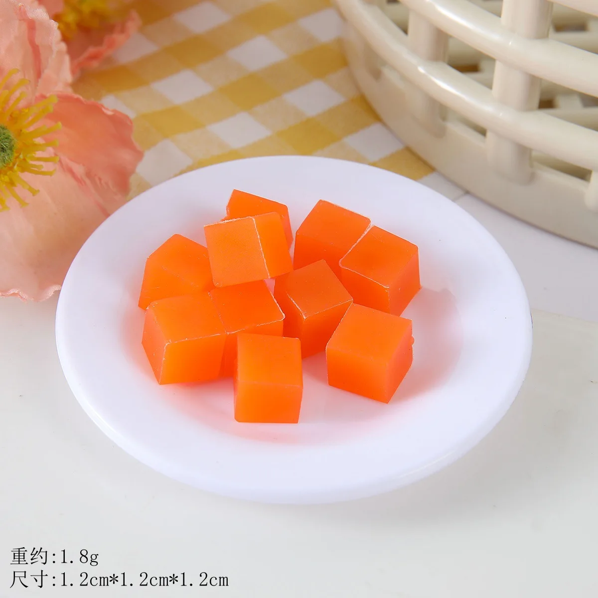 Geïmiteerde Fruitstukjes Kunstmatig Model IJs Decor Mini Kokos Appel Peer Mango Plakjes Dessert Winkel Rekwisieten 50 st/partij