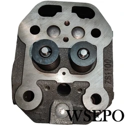 Cast Iron Cylinder Head Assy. With Valves And Springs Assembled For Changchai Or Similar ZS1100 4 Str. Water Cool Diesel Engine