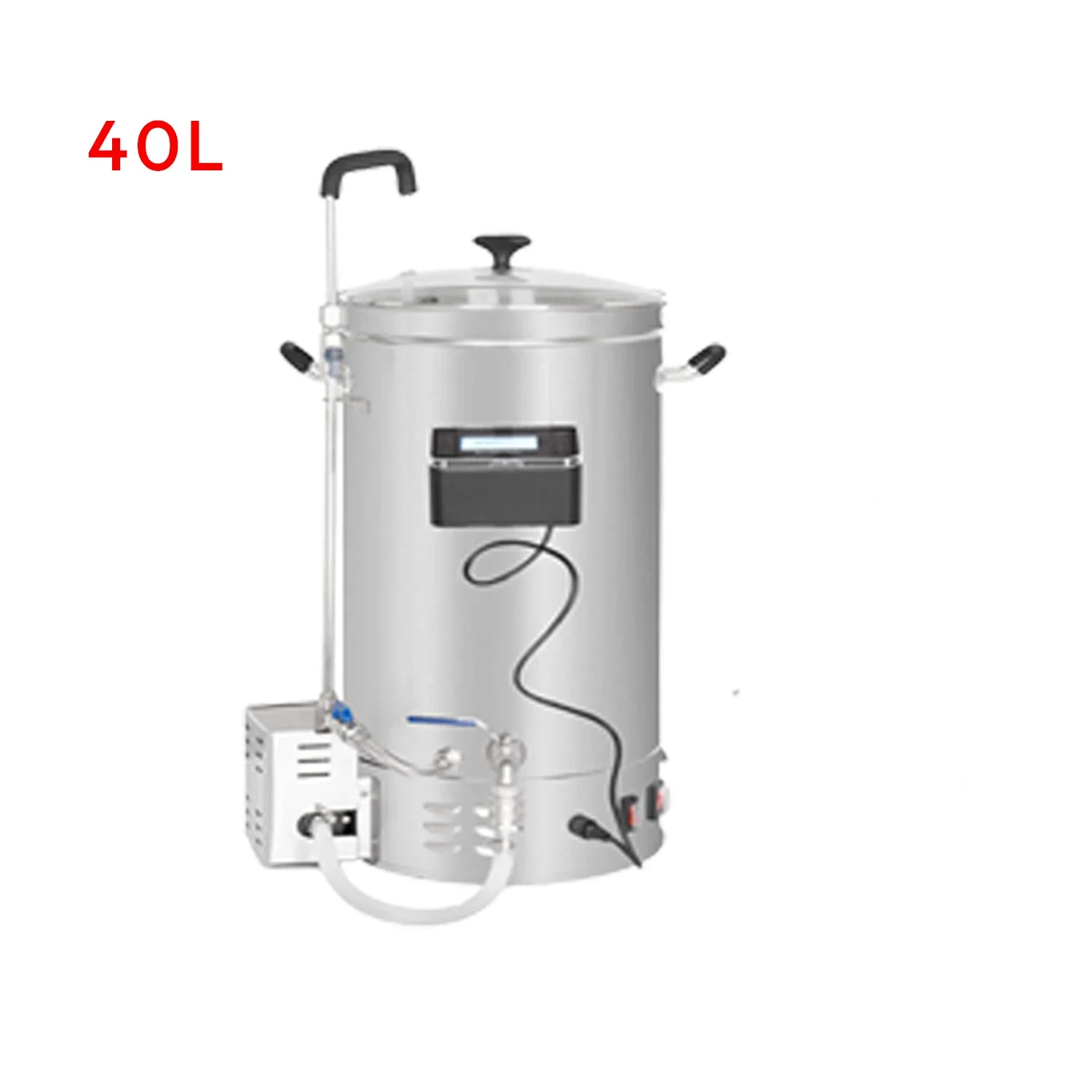 

40л резервуар для вина, оборудование для пивоварения, машина для разливочного пива с экраном дисплея